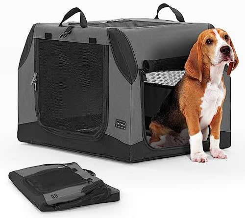PETSFIT Travel Dog Crate, Soft Dog Crate by Petsfit