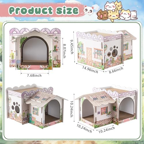 2 Story Cardboard Cat House - Image 2