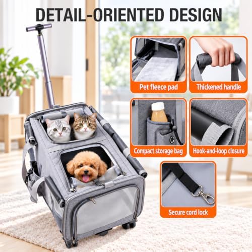 Large Cat Carrier for 2 Cats - Image 3