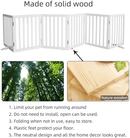 ZJSF Freestanding Indoor Dog Gate - Image 6