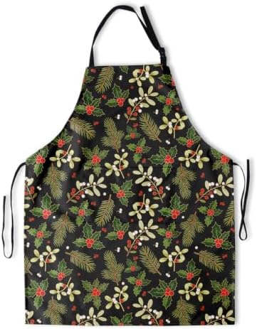 Sweetshow Cute Dog Apron with 2 Pockets and Adjustable Neck Waterproof Kitchen - Image 2