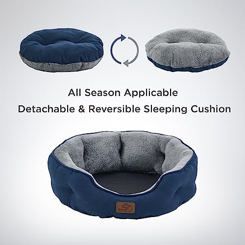 Bedsure Small Dog Bed Washable, Round Cat Beds - Image 4