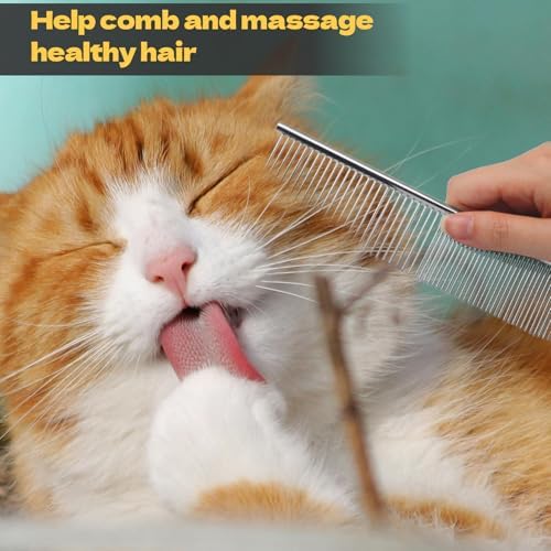 Biaungdo 3 Pcs 3 Size Dog Grooming Combs Set, Small & Middle & Big Sizes - Image 6