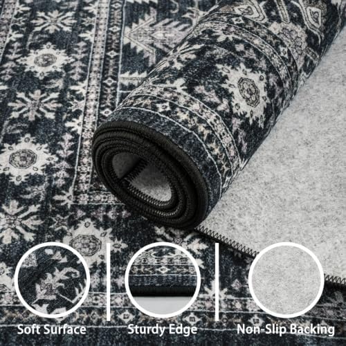 Floral Hallway Runner Rug for Bedroom Kitchen - Image 4