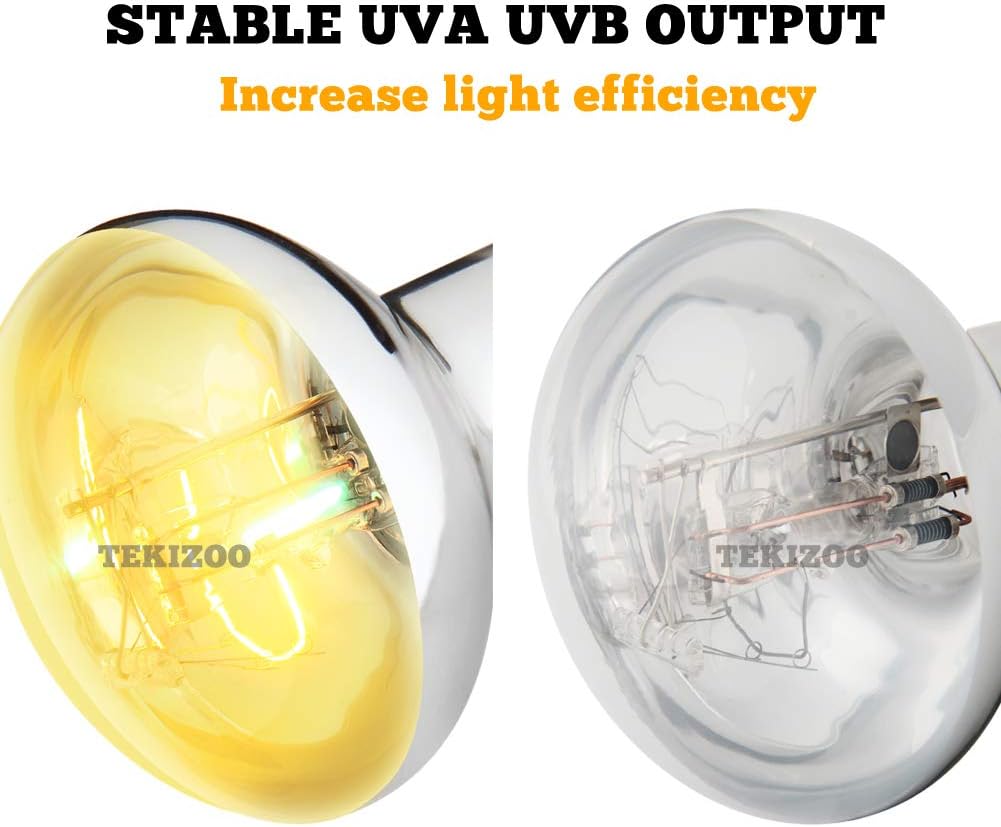 UVA UVB Sun Lamp 160W High Intensity Self-Ballasted Heat Basking Lamp/Light/Bulb for Reptile and Amphibian
