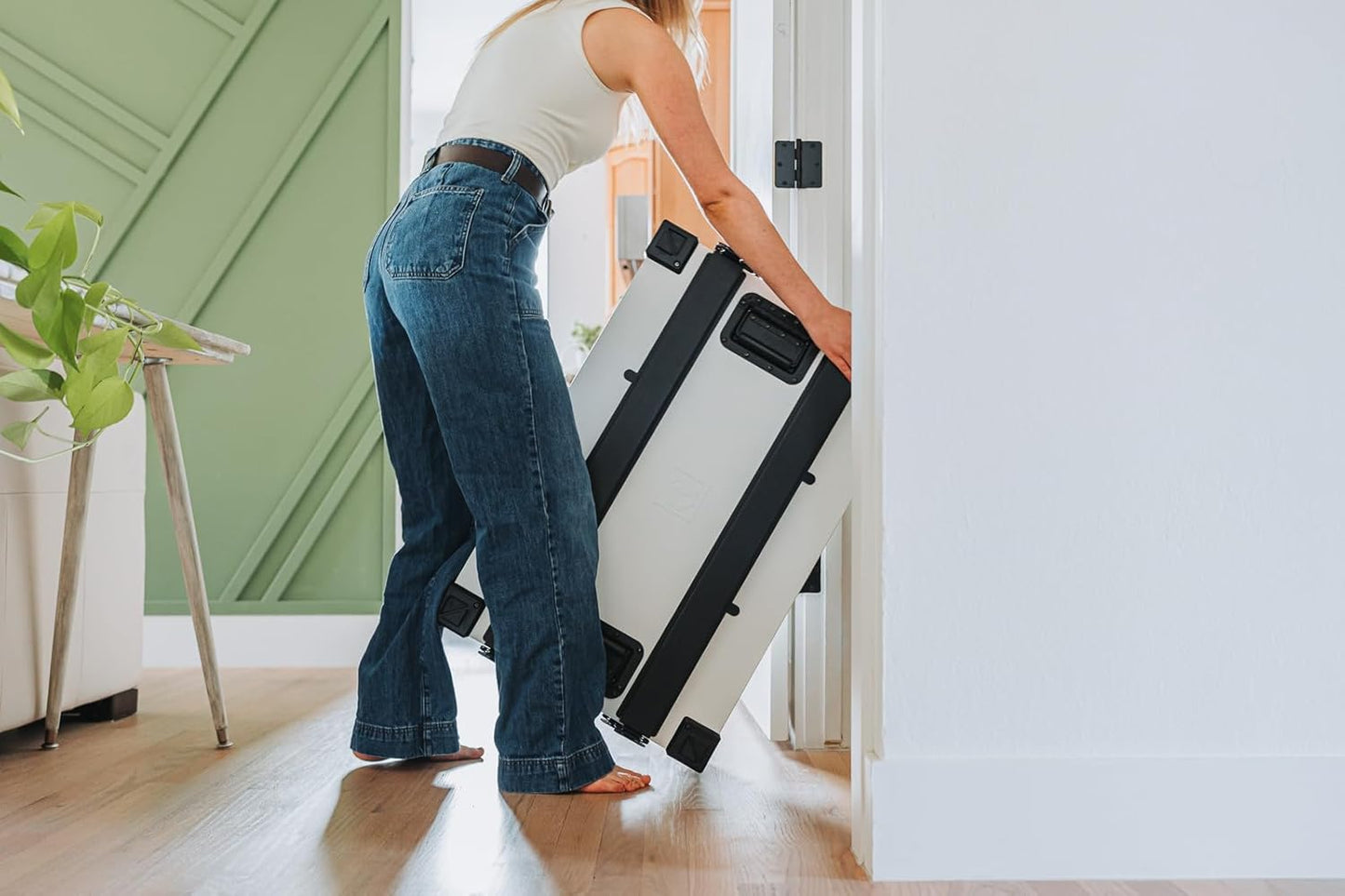 Impact Collapsible Dog Crate - Foldable Hard Crate for XXL Dogs - Heavy Duty Travel Kennel with Powder-Coated Aluminum - Quick Setup for Indoor & Outdoor (White, 48" (48" L x 27" W x 33" H))
