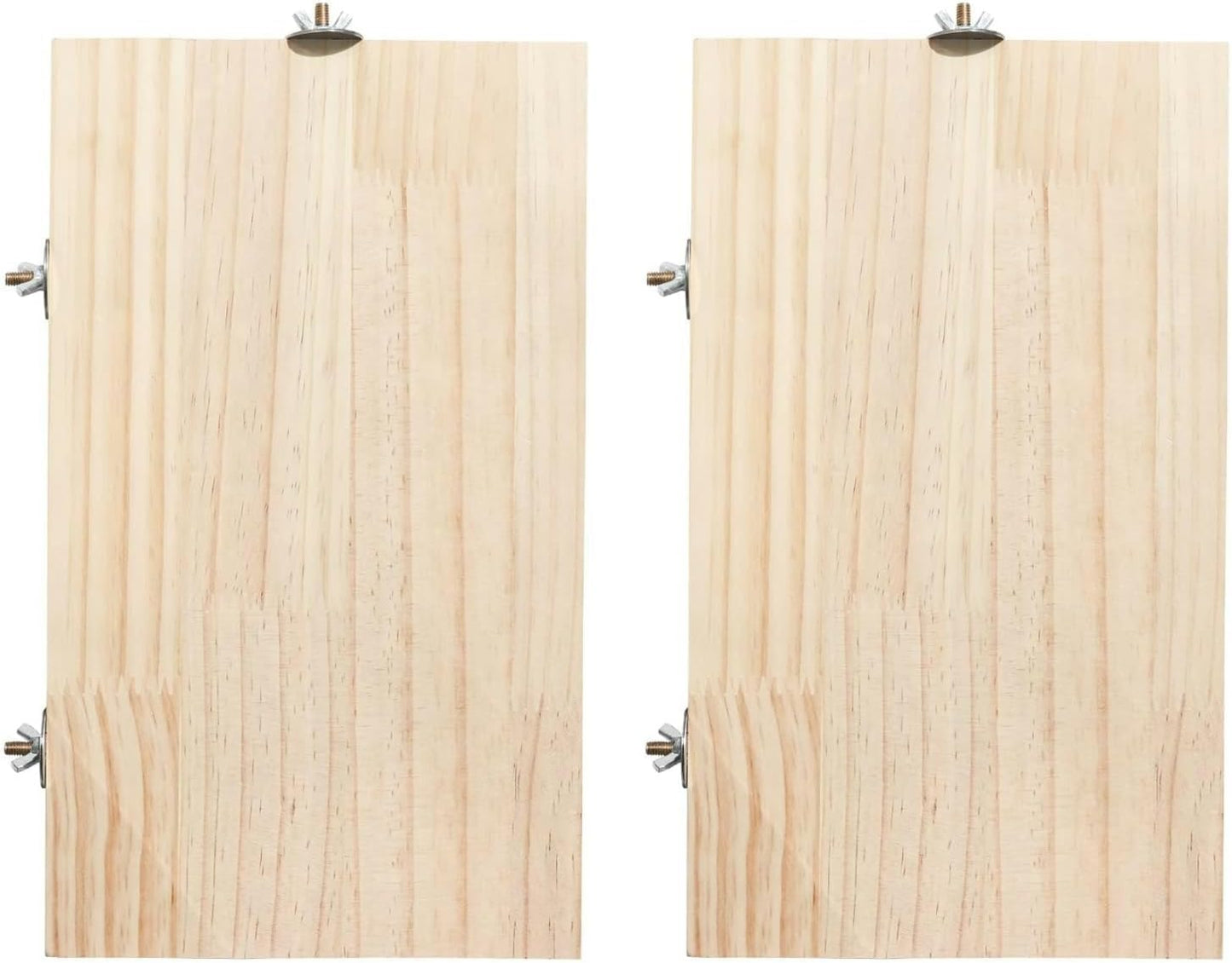 Chinchilla Wooden Platform Ledge 13 × 8 ’’ Bird Perch Stand Shelf 2PCS Large Platform for Ferret Rabbit Guinea Pig Conure Hamster Parrot Macaw Cockatiel