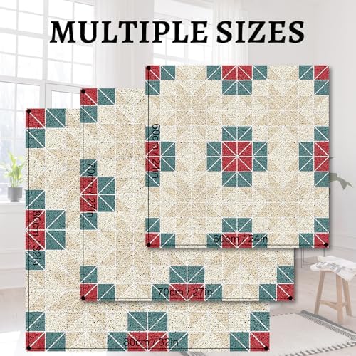 Non Slip Loofah Shower Mat, 24 x 24 Inch Square Bath Mat - Image 5