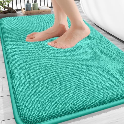 OLANLY Thick Memory Foam Bathroom Rugs 30x20, Soft Absorbent Bath Mat by OLANLY