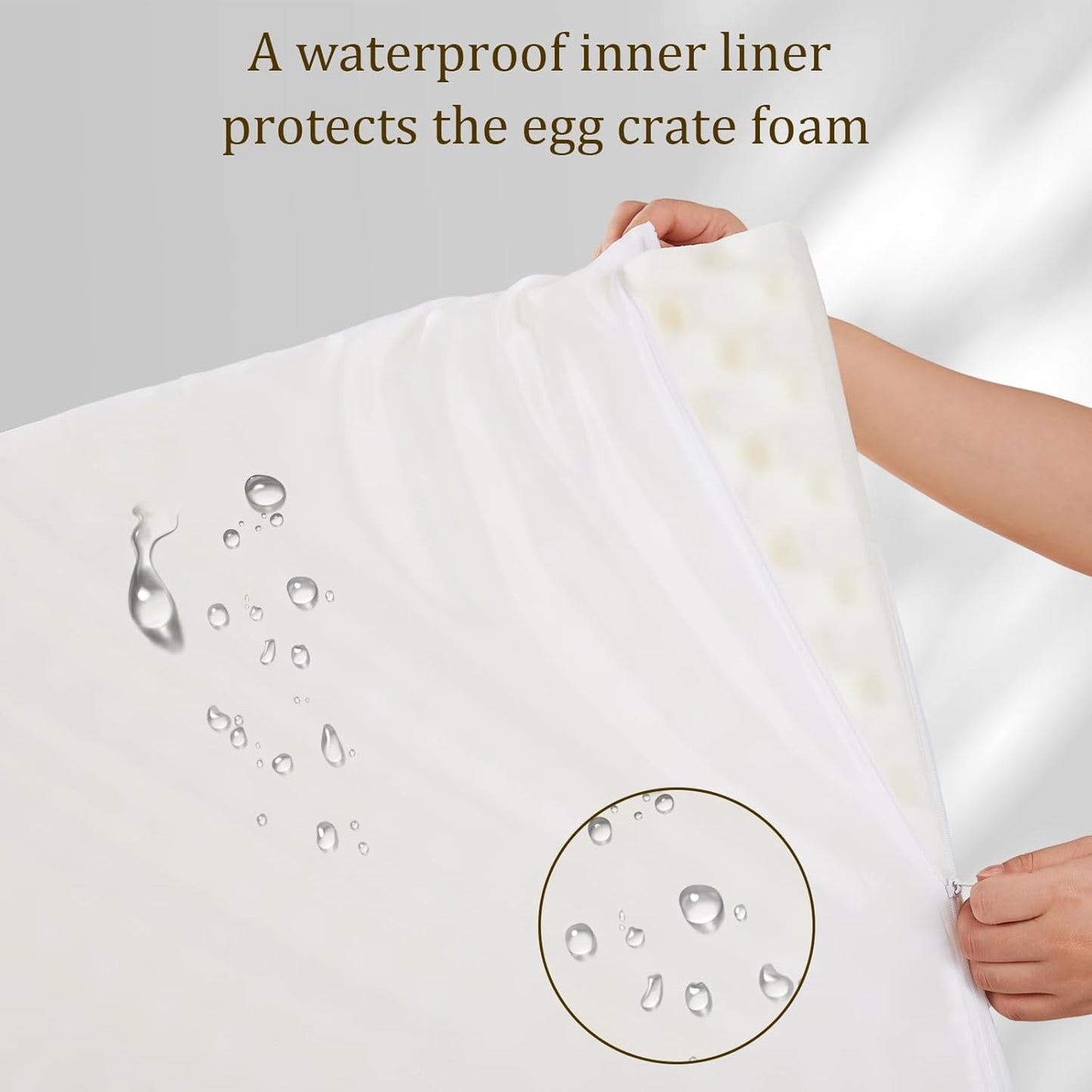 Bedfolks Orthopedic Dog Bed XL, Waterproof Dog Sofa Bed for Extra Large Dogs, Egg Foam Pet Couch Bed with Removable Washable Cover and Nonslip Bottom, Black