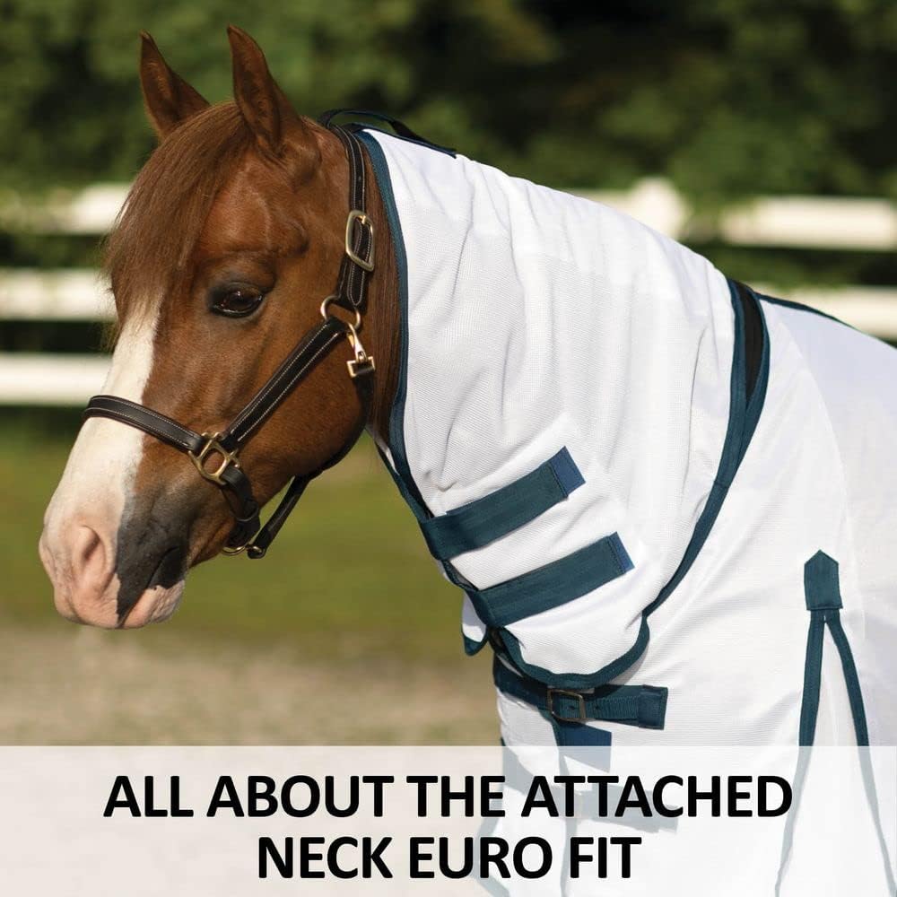Schneiders Soft Interlock Mesh II Horse Fly Sheets | Superior UV & Insect Protection | Versatile Euro Fit Option | Reflective Safety Design