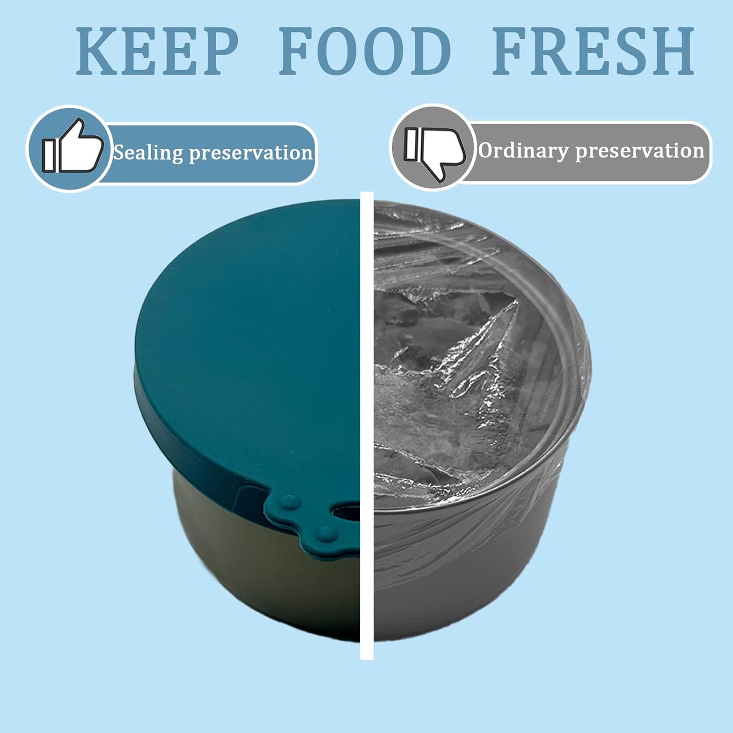 Pet Can Opener & 3 Pcs Cat Food Can Lids | Universal BPA Free Silicone Can Covers & Multi-Function Wet Food Spoon for Cat and Dog Food(Dark Blue)