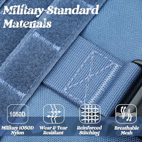 rabbitgoo Tactical Dog Harness for Small, Heavy Duty Military No Pull Vest - Image 5