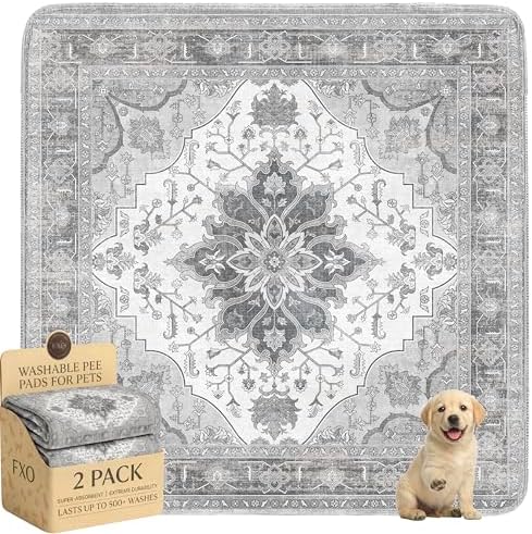 Washable Pee Pads for Dogs, Great Urine Absorbent Reusable Puppy Training Pads by Peepads