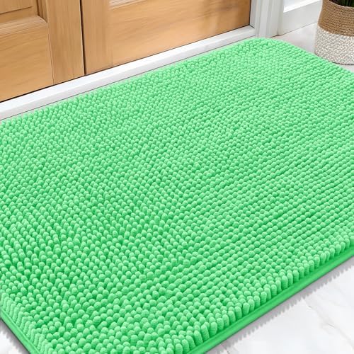 OLANLY Dog Door Mat for Muddy Paws 30x20, Super Absorbent Chenille Mud Mat by OLANLY