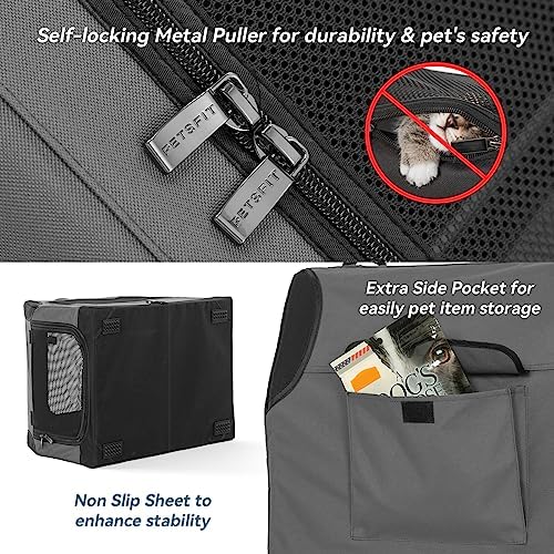 PETSFIT Travel Dog Crate, Soft Dog Crate - Image 6