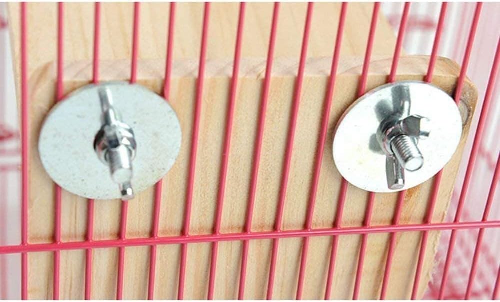 Litewoo Bird Perch Corner Platform Stand Shelf for Birds Budgie Parakeet Cockatiel Conure Cockatoo（Springboard）