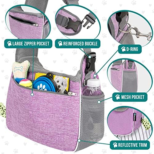PetAmi Dog Sling Carrier Small Dogs, Hands Free Crossbody Carrier - Image 4