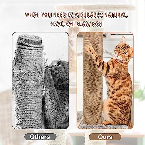 4 PCS M8 Cat Scratching Post Replacement, 15.7 x 3.1 Inches Cat Tree - Image 6