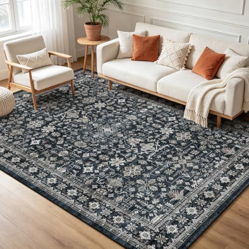 Grey Washable Area Rug 5x7 by WelcometoBabovid
