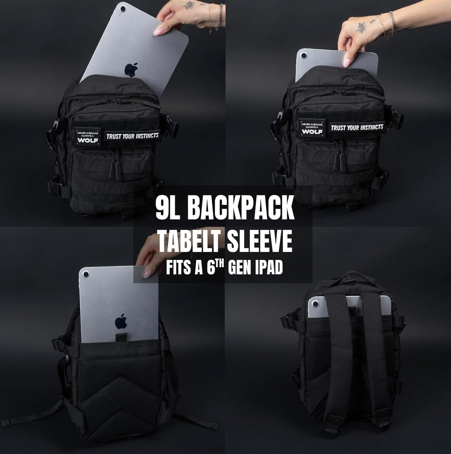 WOLFpak 9L Backpack Mini – Achromatic