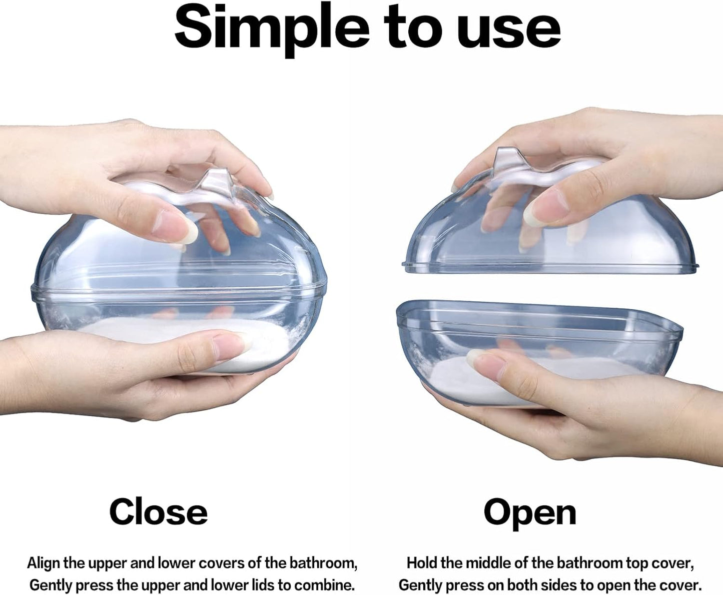 Hamster Bathtub,Hamster Bathroom,Small Animal Habitat Décor,Sand Bath Container Transparent Beds,Hamster Bed,Ice Bathtub,Sleep Pad Nest,Sand Bath Box for Small Pet Animals Cage Accessories（S）