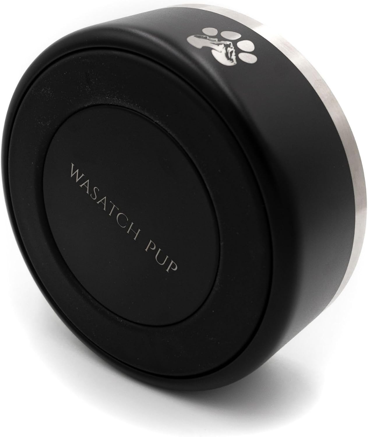 Stainless Steel Dog Bowl for Small-Large Dogs | Double Wall Insulated, Non-Slip Base Heavy Duty Water and Food Bowls for Dogs & Cats | Pet Safe BPA Free & Dishwasher Safe | 32 Oz - Black