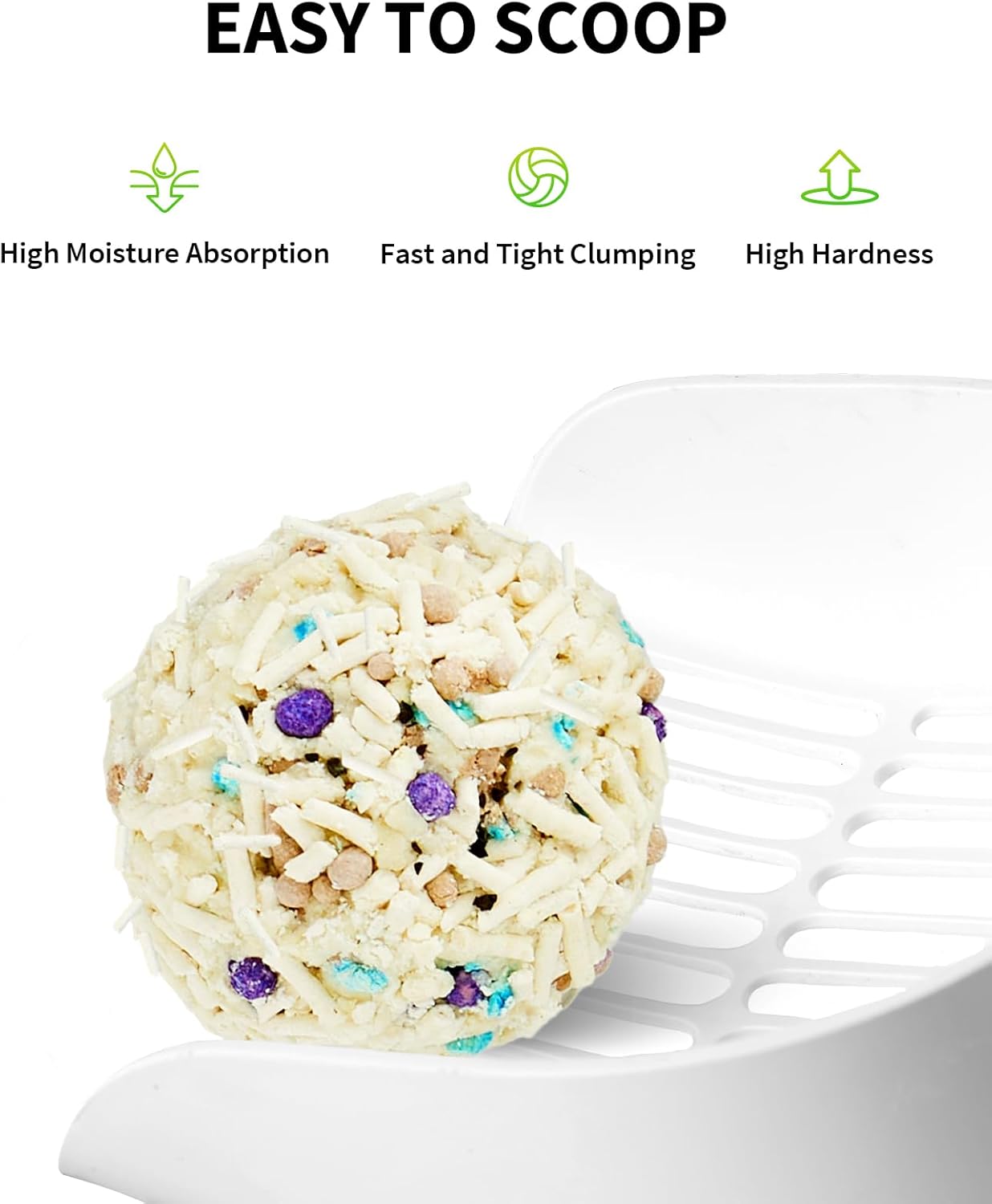 PETKIT Upgraded Clump+ Tofu Mixed Cat Litter, Water Flushable,Ultra Absorbent and Fast Drying, 100% Natural Ingredients Clumping Litter, Dust-Free Low Tracking Bentonite Litter (5.2lb×6bags)