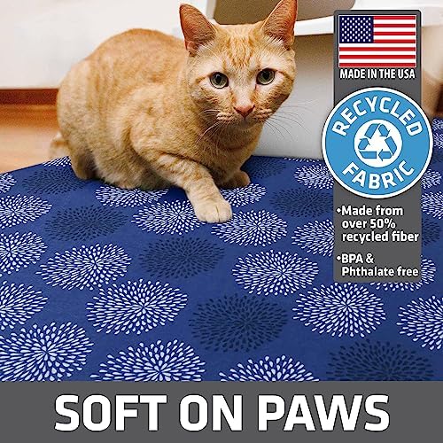 Drymate Cat Litter Box Mat, Litter Trapping Mat, Dark Blue - Image 4
