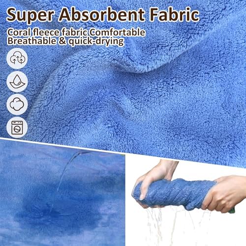 Soft Dog Bathrobe Fast Drying Dog Coat, Super Absorbent Dog Towels - Image 6