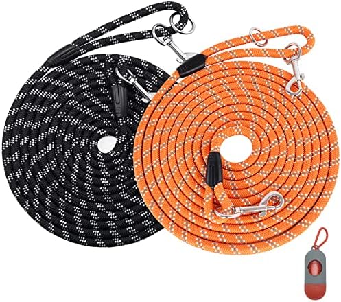 Long Dog Leash for Dog Training 15FT/30FT/50FT, Dog Rope Check Cord by Lanwandeng