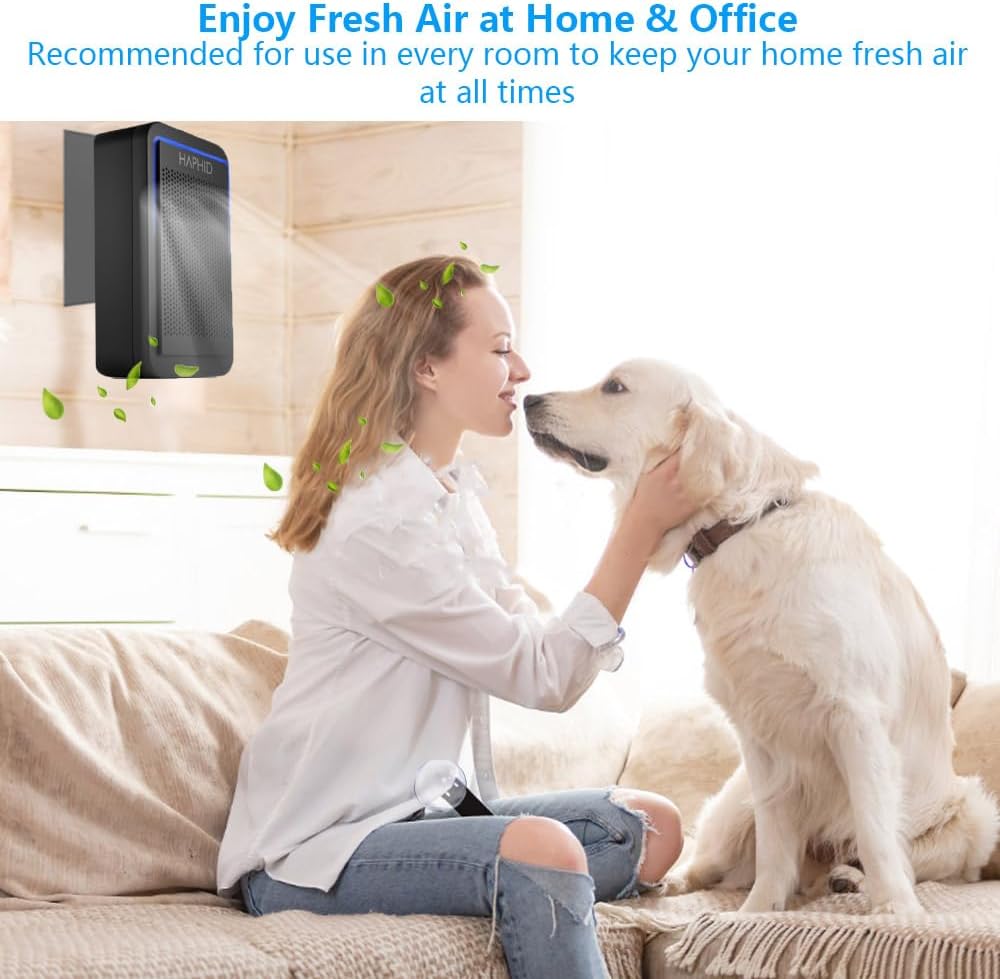 Cat Litter Deodorizer 99%, Pet Odor Eliminator for Strong Odor with Catalyst Filter, Air Purifier Plug In Air Freshener for Home & Pets Litter Box Room Wardrobe Toilet Shoe Cabinet (2-Pack）