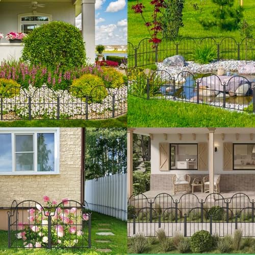Blingluck Decorative Garden Fence, 17in x 21ft, - Image 6