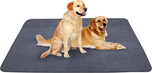 Peepeego Non-Slip Dog Pads Extra Large 72" x 72", Washable Puppy Pads with Fast Absorbent, Reusable, Waterproof for Training, Whelping, Housebreaking, Incontinence, for Playpen