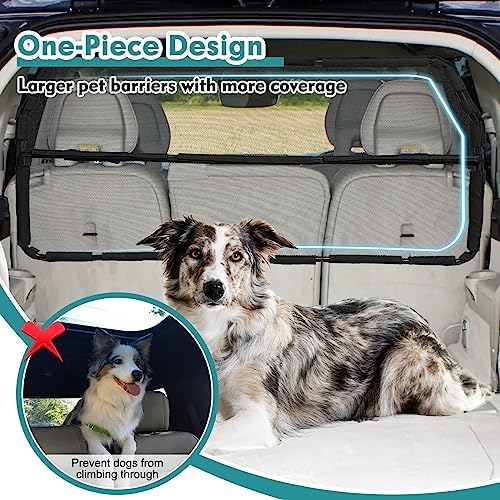Dog Car Barrier Escape-Proof, Durable Cargo Area Dog Car Gate Trunk Barrier - Image 2