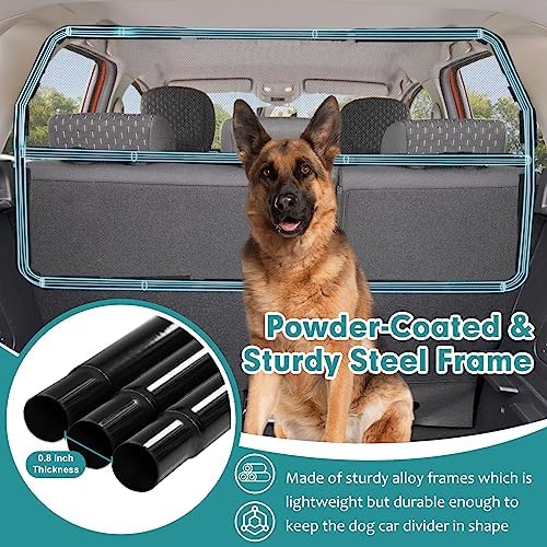 Dog Car Barrier Escape-Proof, Durable Cargo Area Dog Car Gate Trunk Barrier - Image 5