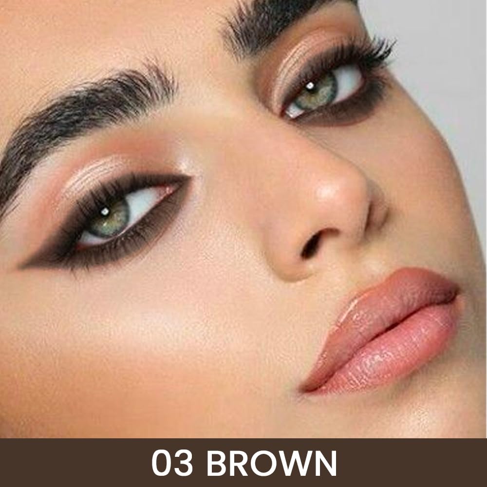 evpct 1Pcs Brown Gel Eyeliner Pencil Eye Black Face Paint Stick Makeup Set Waterproof Matte Cream Crayon Eyeliner Pencil Set Cat Eye Liners Eyeshadow Guide delineador de ojos contra el agua