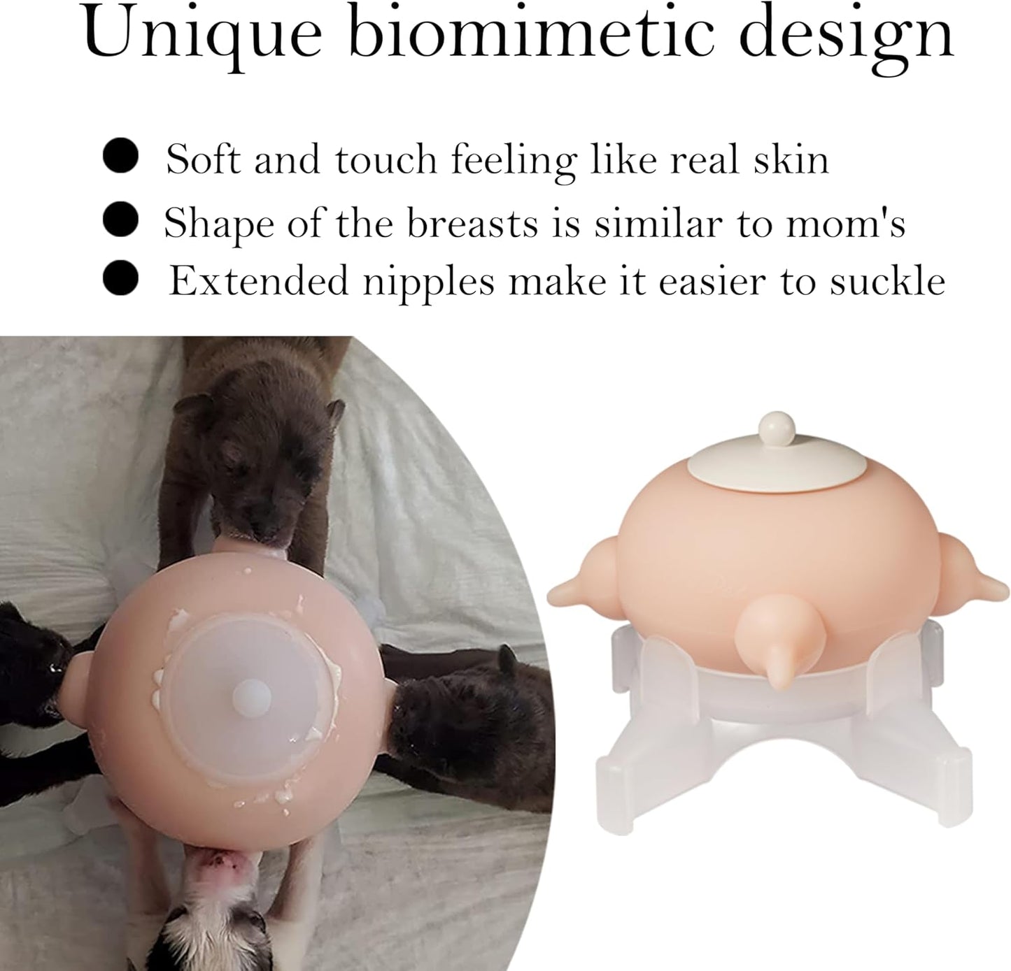 Puppy Milk Feeder Nursing Station feeders for Multiple Puppies Milk replacer Dongdong pet L Size(Medium/Large Dog)