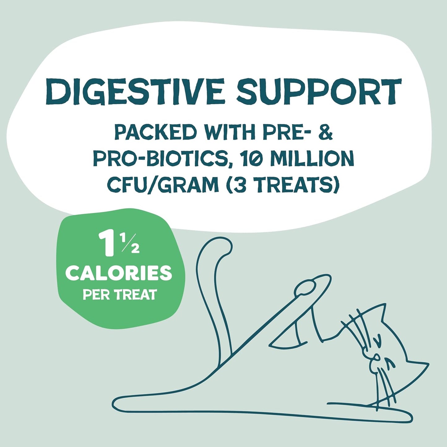 Shameless Pets Crunchy Cat Treats - Catnip Treats for Cats with Digestive Support, Kitten Treats with Real Chicken, Natural & Healthy Flavored Feline Snacks - Catnip N Chill, 1-Pk (12 Oz)