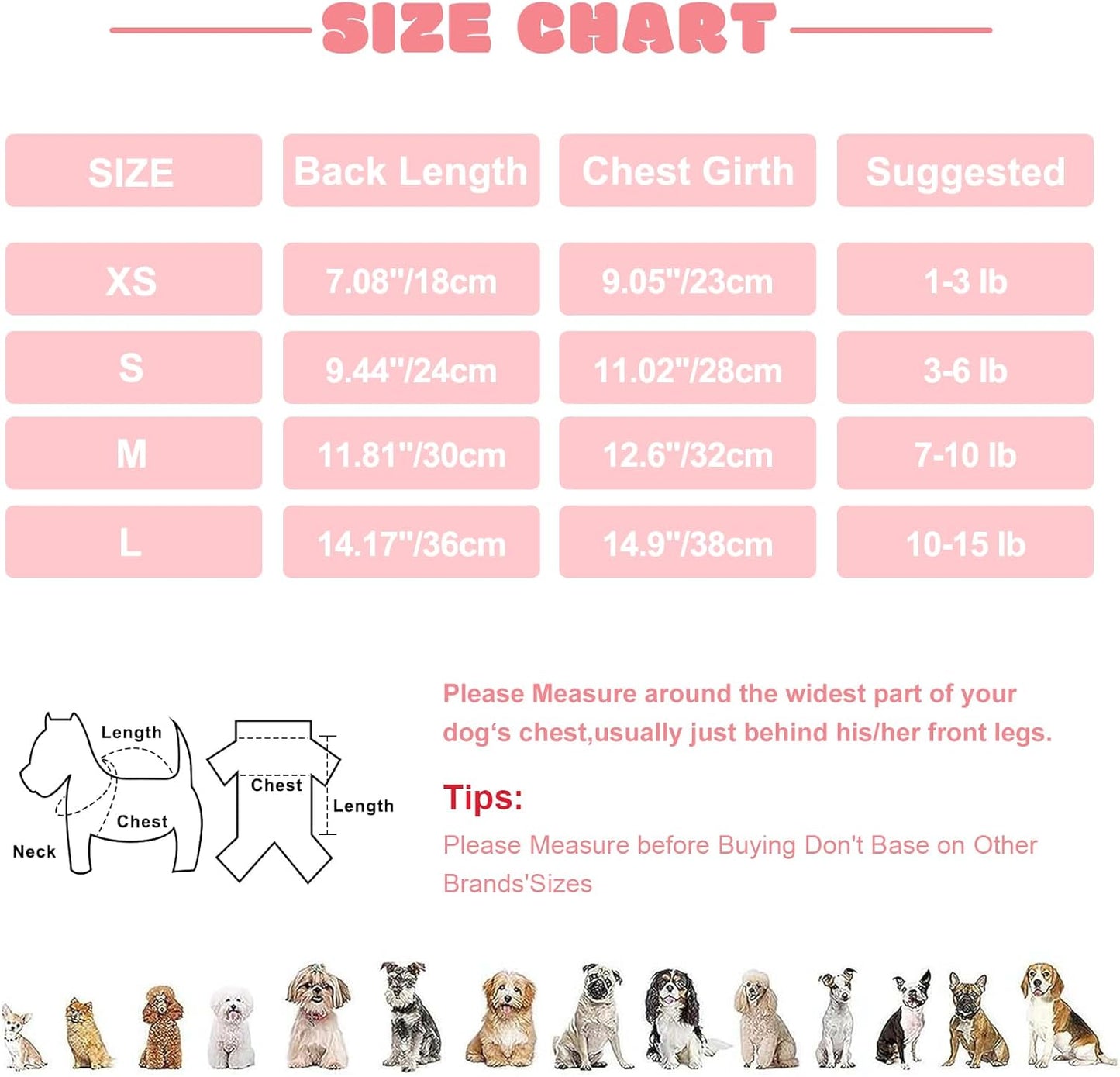 Dog Pajamas Small Sized Dogs Stretchable Summer Dog Clothes Pjs 4 Legs Girl Boy Cute Soft Puppy Outfits Doggie Cat Jammies Jumpsuit Sleeper for Pet, Pink Cow, M