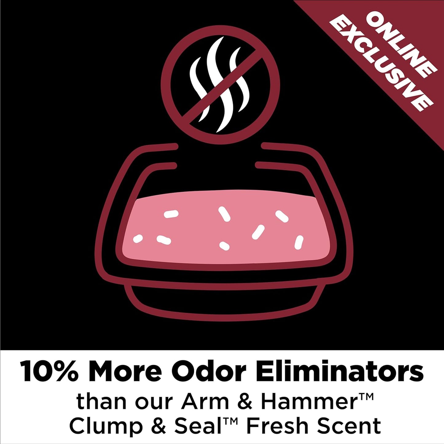 ARM & HAMMER Clump & Seal Platinum Clumping Cat Litter Odor Control, Multi-Cat, 14-Day Odor Control, Online Exclusive Formula, 27.5 Lbs