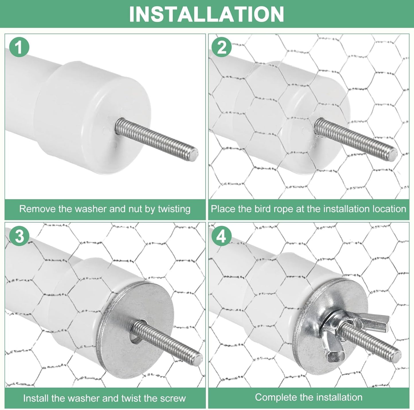 1-Set Rope Perches for Bird Cages, 13.8 & 31.5 in Length Comfort Grip Flexible Rope Perch Beak & Paw Grinding for Parrots/Cockatiels/Parakeets, Bird Platform Sand [Pink Cyan]