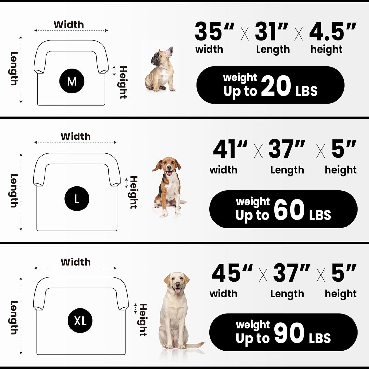 Calming Dog Couch Bed for Large Dogs, 41 x 37 inch Waterproof Removable Dogs Mat Couch Cover for Furniture Protector, Non-Slip Fluffy Pelsbarn Dog Bed for Couch, Sofa, Outdoor - Tie-Dye Khaki