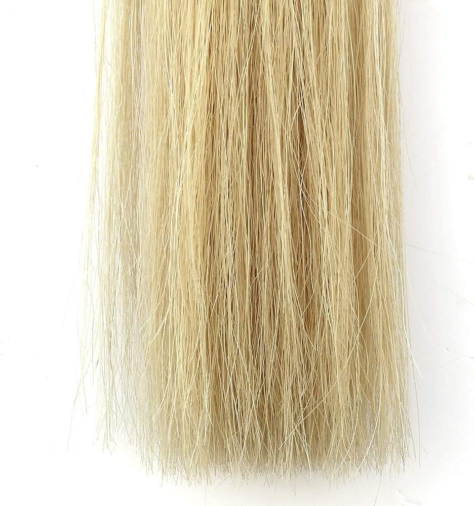 Horse Tail Extensions with Braided Horsehair Loop, Blunt Cut Bottom, 28-30 inches Long and 3/8 lb Weight
