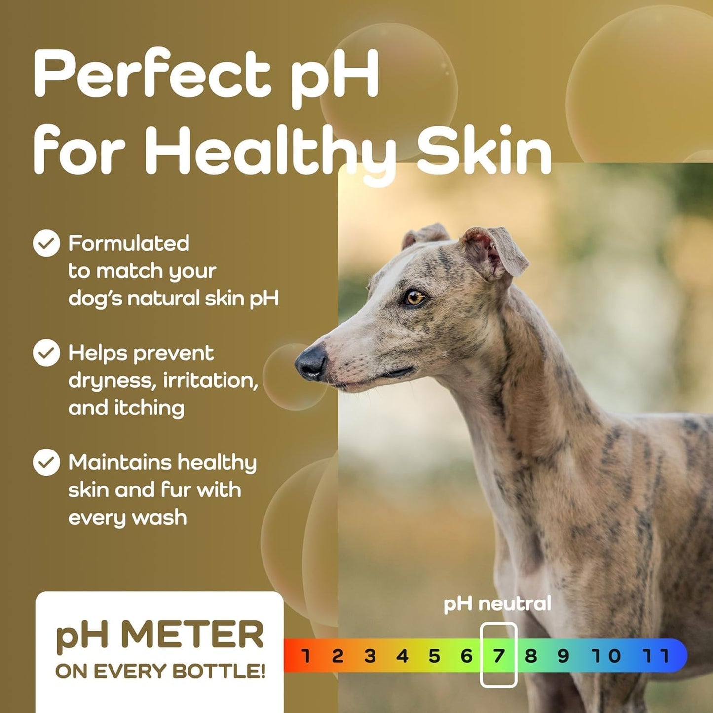 Grape Seed & Aloe Ultra Moisture for Thin Skin Dog Shampoo - Deodorizing Dog Shampoo with Chamomile - Great for Greyhound & Sensitive Skin - Gentle, Hypoallergenic – Gentle Breeze Formula