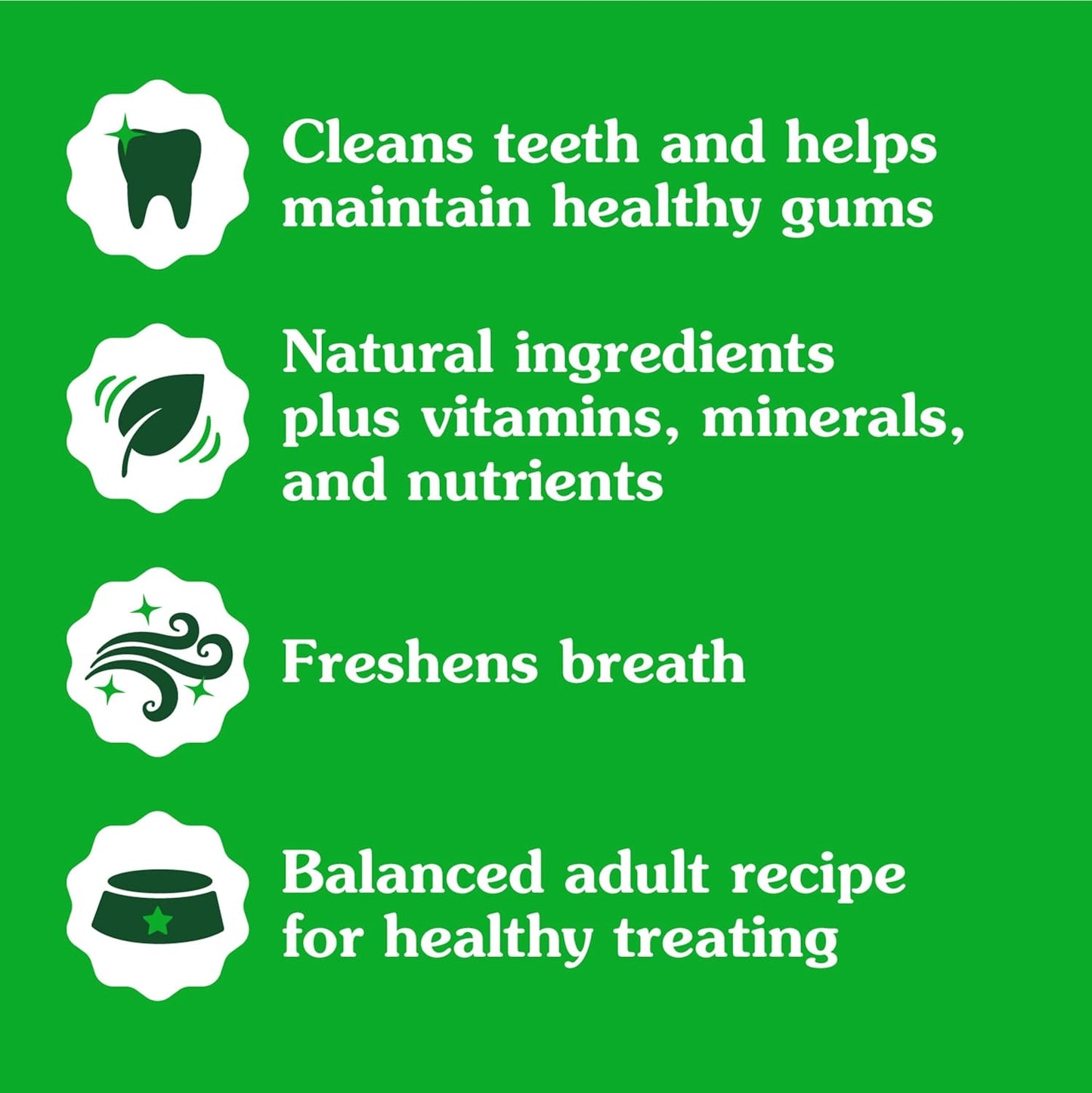 Greenies Original Regular Dental Dog Treats, (4) 18 ct Packs (72 Treats Total)