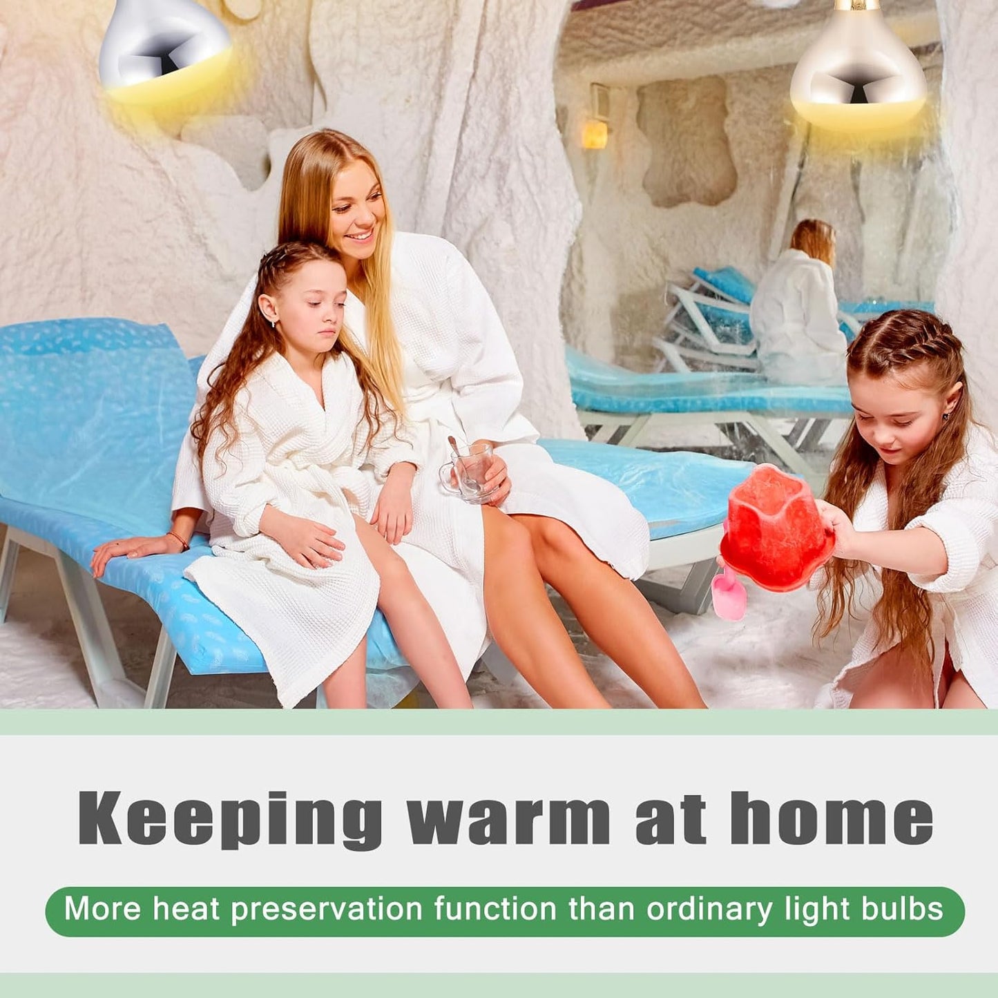 VIHOSE 1 Pack 250 Watt Heat Lamp 120v R40 Heat Lamp Bulbs Glass Incandescent Light Bulbs Incandescent Heating Lightbulbs for Reptiles Chicks Food Puppies Bathroom, Use E26 Base (Silver)