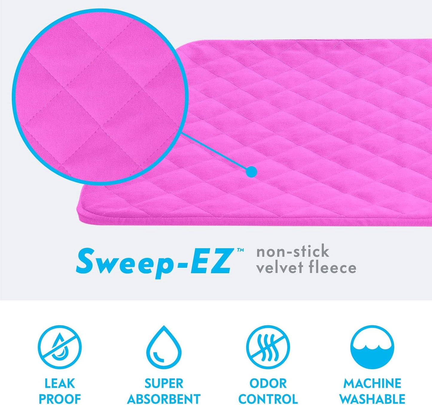 Paw Inspired Fitted Fleece Cage Liner Set for Ferret Nation, Critter Nation Single Unit (Bottom Pan Liner, Ramp Cover, Shelf Liner) for Ferrets, Rats, Chinchillas, Hedgehogs, Small Animals (Pink)