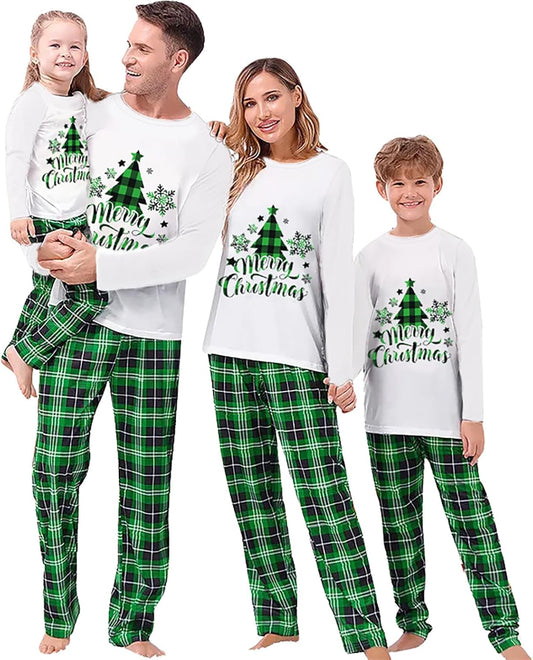 Matching Family Christmas Pajamas Set - Xmas Sleepwear PJs