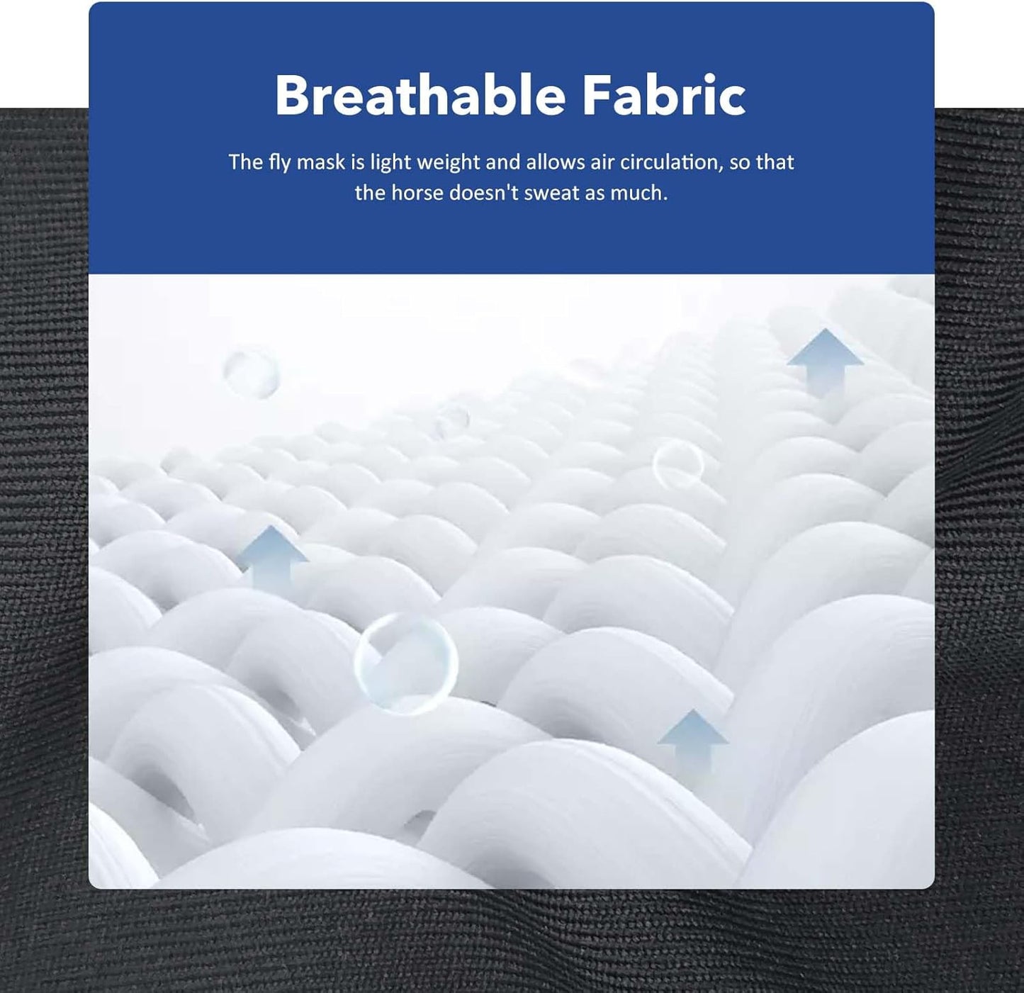 Harrison Howard Super Comfort Stretchy Fly Mask Large Eye Space with UV Protection Soft on Skin with Breathability Pastel Mix XL Extra Full Size